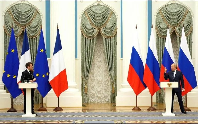 Macron propone a Putin “nuevos mecanismos de seguridad” para Europa.
