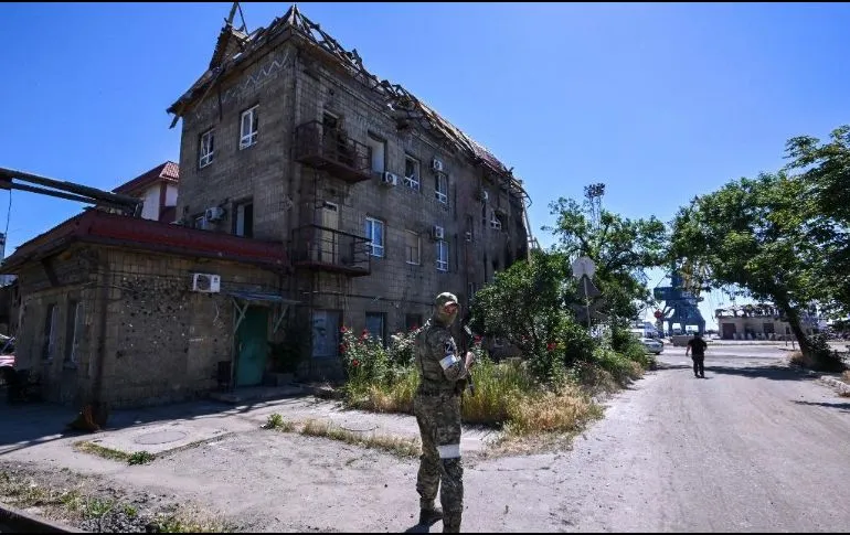 Rusia afirma que destruyó un “gran depósito” de armas en Ucrania.