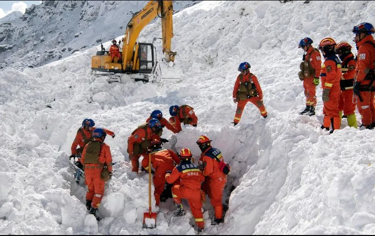 Concluye la búsqueda de sobrevivientes tras avalancha en Tíbet; hay 28 muertos.