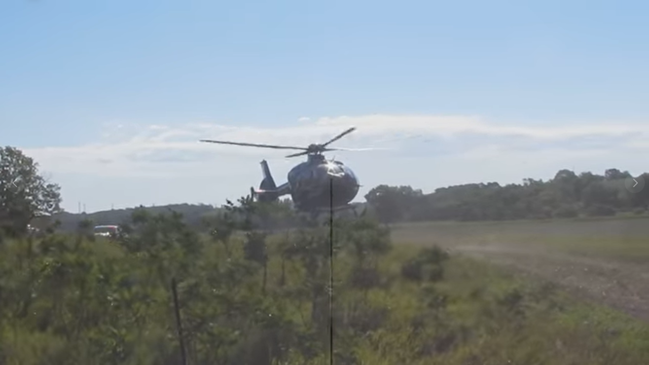 Accidente de helicóptero en el condado de Crawford.