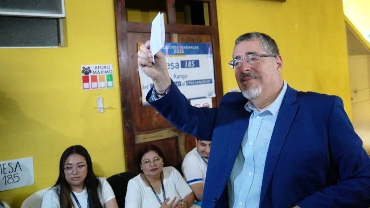 Bernardo Arévalo se perfila como el nuevo presidente de Guatemala.
