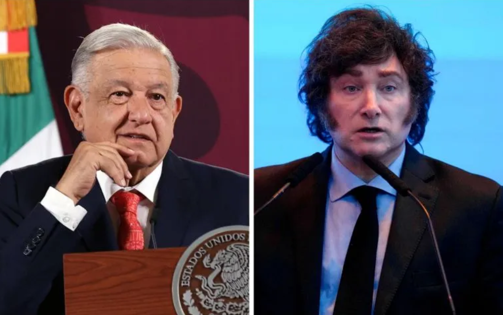 López Obrador reacciona luego de que Milei lo llamó “ignorante”