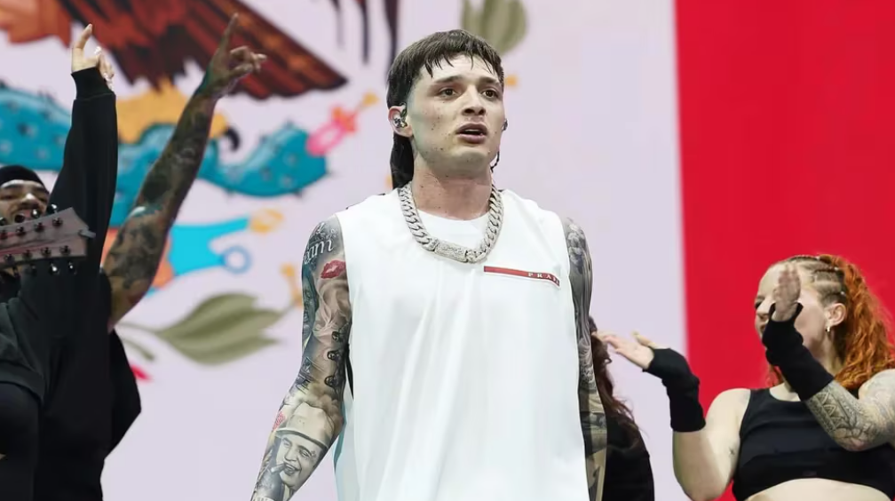 Peso Pluma abordó la cultura de los narcocorridos en su presentación en Coachella 2024