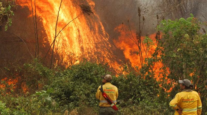 Bolivia cumple 90 días con fuego: los incendios no cesan en Santa Cruz pese al arribo de ayuda internacional.