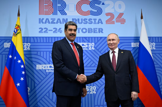 Vladimir Putin y Nicolás Maduro se reúnen en los márgenes de la cumbre de los BRICS