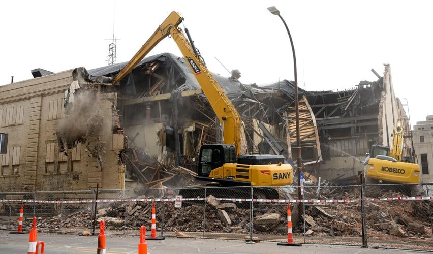 Se reanudará la demolición de un edificio histórico en el centro de Sioux City