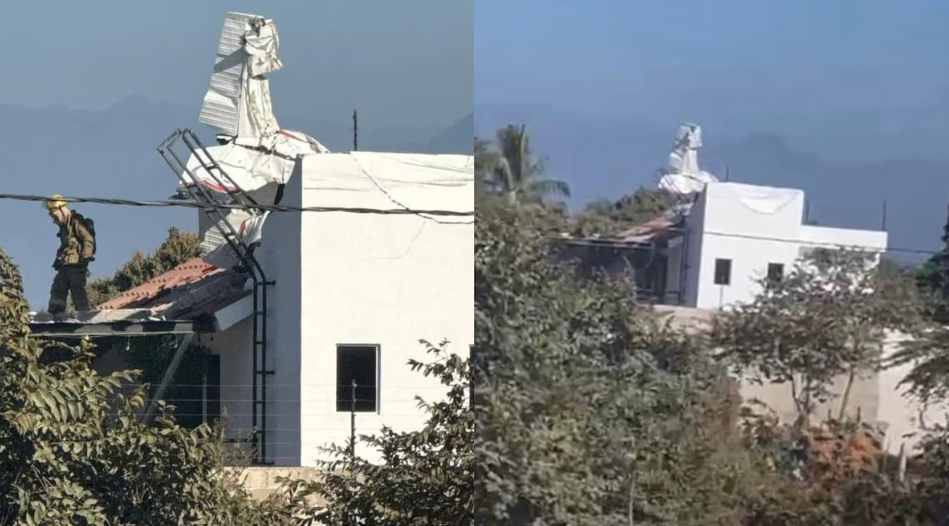 Avioneta se desploma sobre una casa en Nayarit; reportan 3 fallecidos