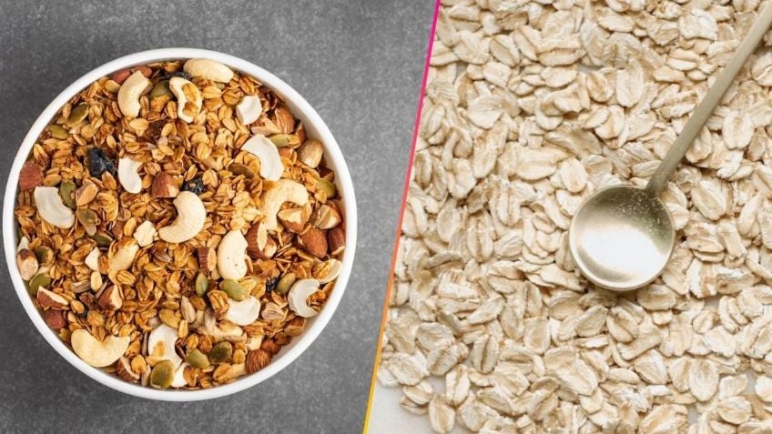 ¿Qué es más saludable la avena o la granola?