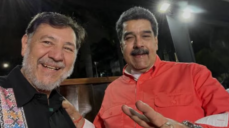 Lilly Téllez se lanzó contra Noroña por foto con Nicolás Maduro