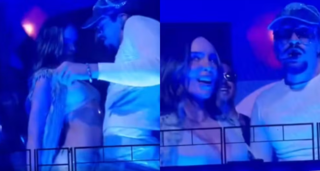 Belinda y Bad Bunny sorprenden con baile ‘muy sensual’ en concierto y mexicanos les piden ser novios