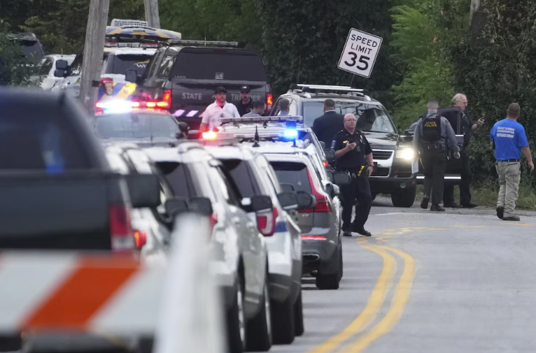 Tres policías murieron y dos más resultaron heridos en un tiroteo en una zona rural de Pensilvania