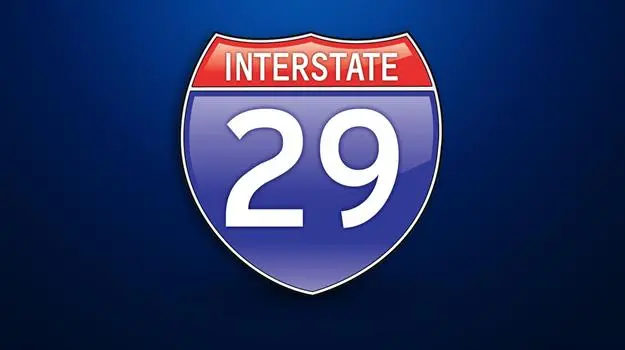 Un accidente en la I-29 envía a una persona al hospital con lesiones potencialmente mortales.