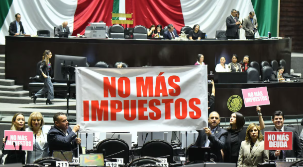 Consuman diputados alza en impuestos para 2026