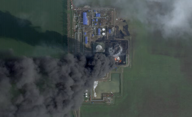 Las Fuerzas Armadas de Ucrania atacaron dos refinerías de petróleo ruso claves para el suministro militar