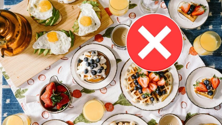 Estos son los alimentos que deberías evitar en el desayuno