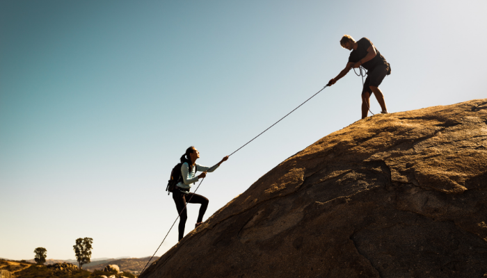 Estar ahí para alguien que quieres