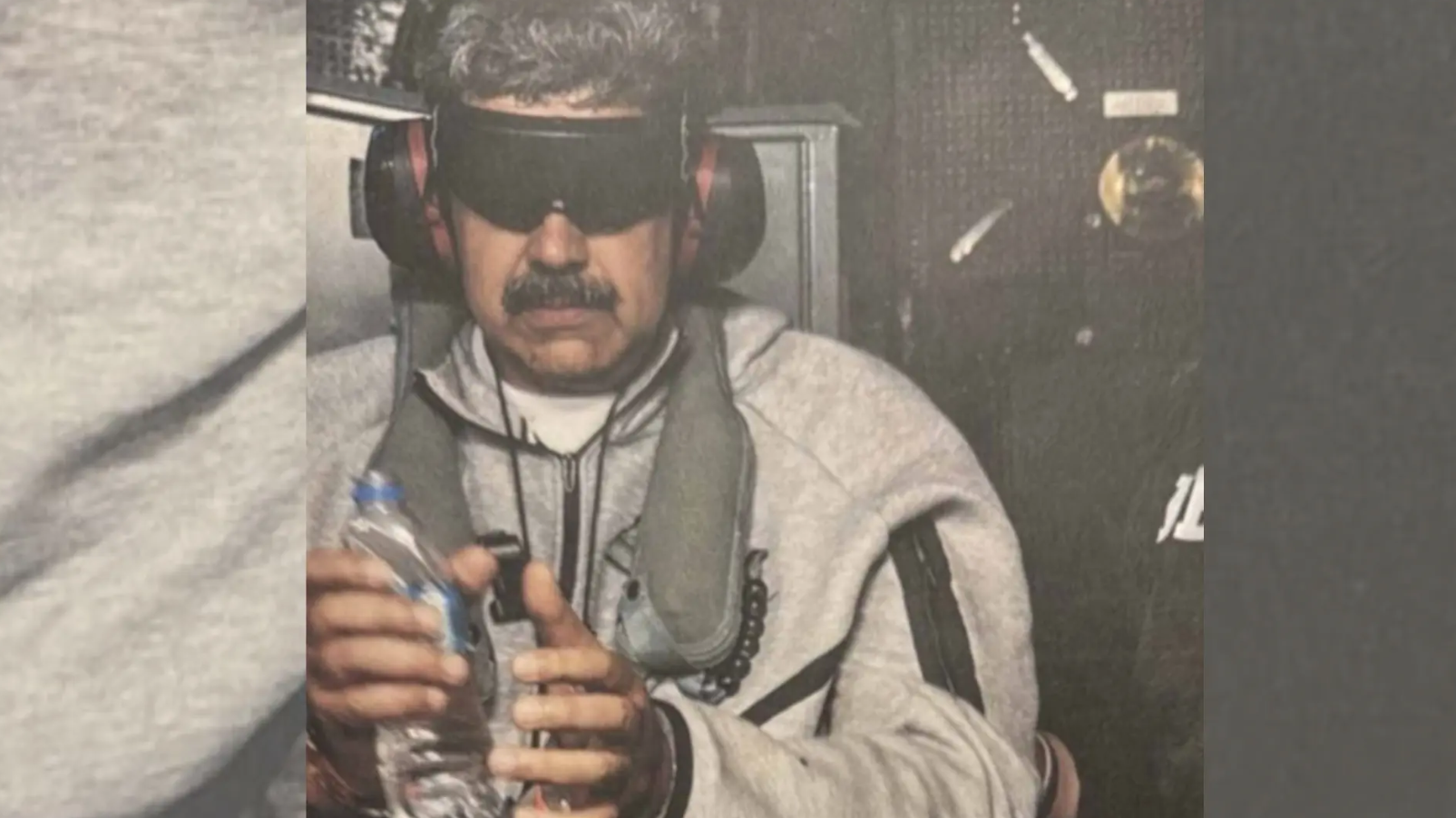 La primera imagen del dictador Nicolás Maduro capturado