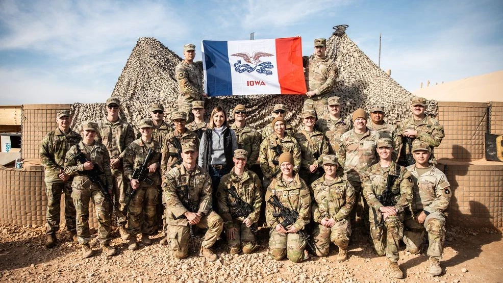 Las tropas de la Guardia Nacional de Iowa regresarán a casa en 2 semanas