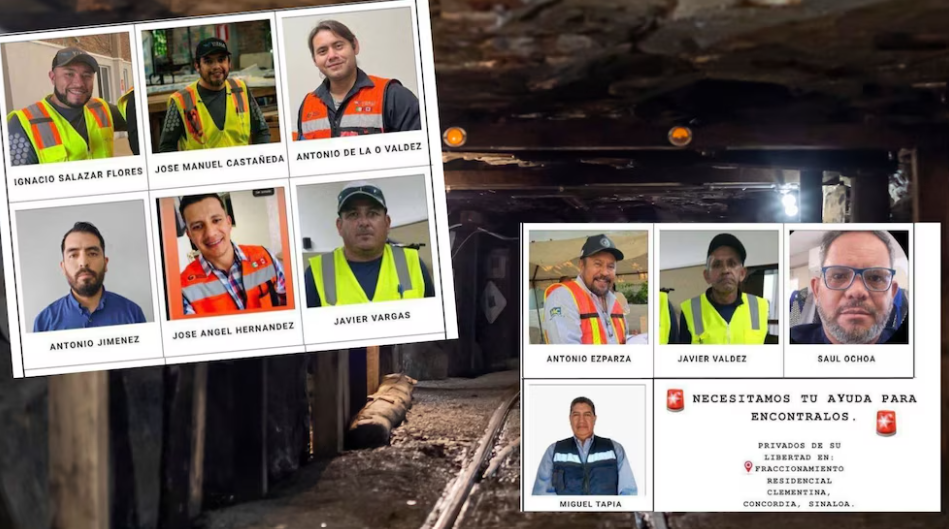 FGR confirma identificación de cinco cuerpos tras el secuestro de 10 mineros en Concordia, Sinaloa