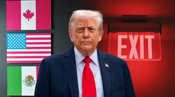 Futuro del T-MEC, en riesgo: Trump evalúa sacar a EU del tratado con México y Canadá