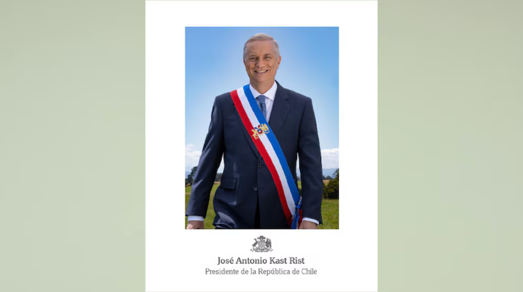 Polémica en Chile por foto oficial de Kast: fue denunciado por mal uso de la banda presidencial