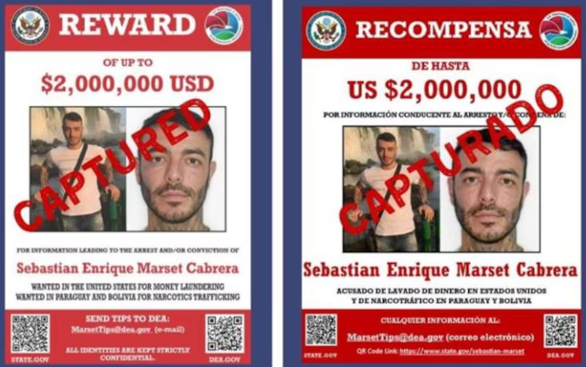 La DEA define al narco capturado Sebastián Marset como un “Pablo Escobar de la era moderna” La DEA define al narco capturado Sebastián Marset como un “Pablo Escobar de la era moderna”