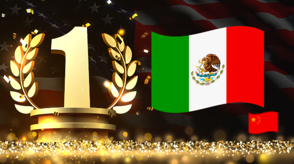 México, socio comercial #1 de EU con 44 mil mdd en exportaciones; China cae hasta 4to lugar