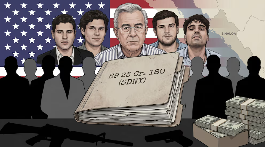 El expediente contra Los Chapitos y Rocha Moya: los 38 nombres en la red criminal señalada por EEUU