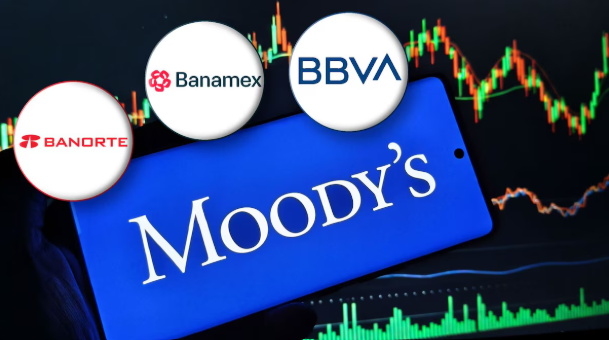 ‘Tijeretazos’ de Moody’s: Rebaja notas de Banamex, BBVA y Banorte tras degradar calificación de México
