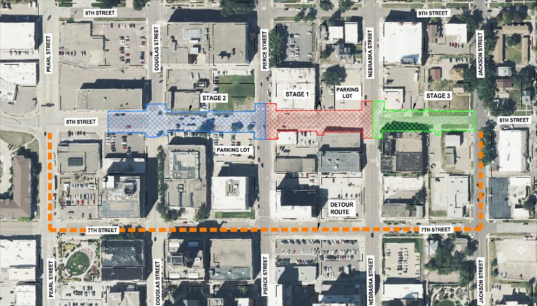 Sioux City comenzará la última etapa de construcción a lo largo de 8th Street Sioux City comenzará la última etapa de construcción a lo largo de 8th Street