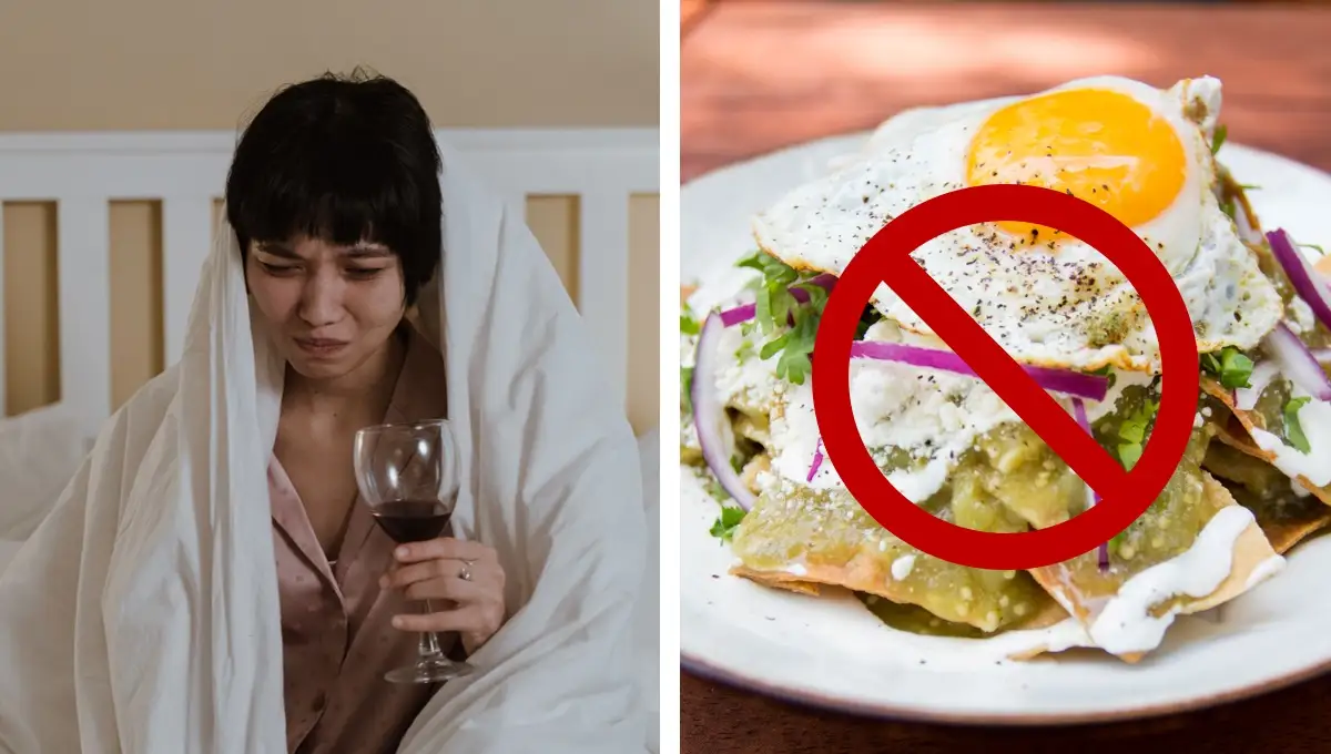 ¡No alivian la cruda! 3 alimentos que debes evitar si tienes resaca
