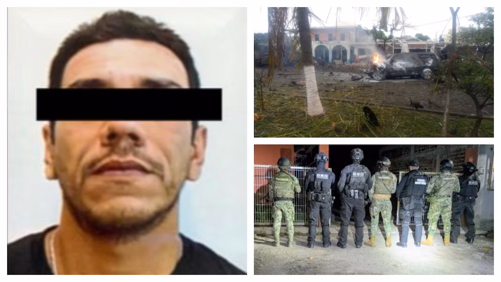 Capturan a “Mando 20”, líder de célula del CJNG, involucrado en ataque con coche bomba contra policías en Michoacán que dejó seis muertos Capturan a “Mando 20”, líder de célula del CJNG, involucrado en ataque con coche bomba contra policías en Michoacán que dejó seis muertos